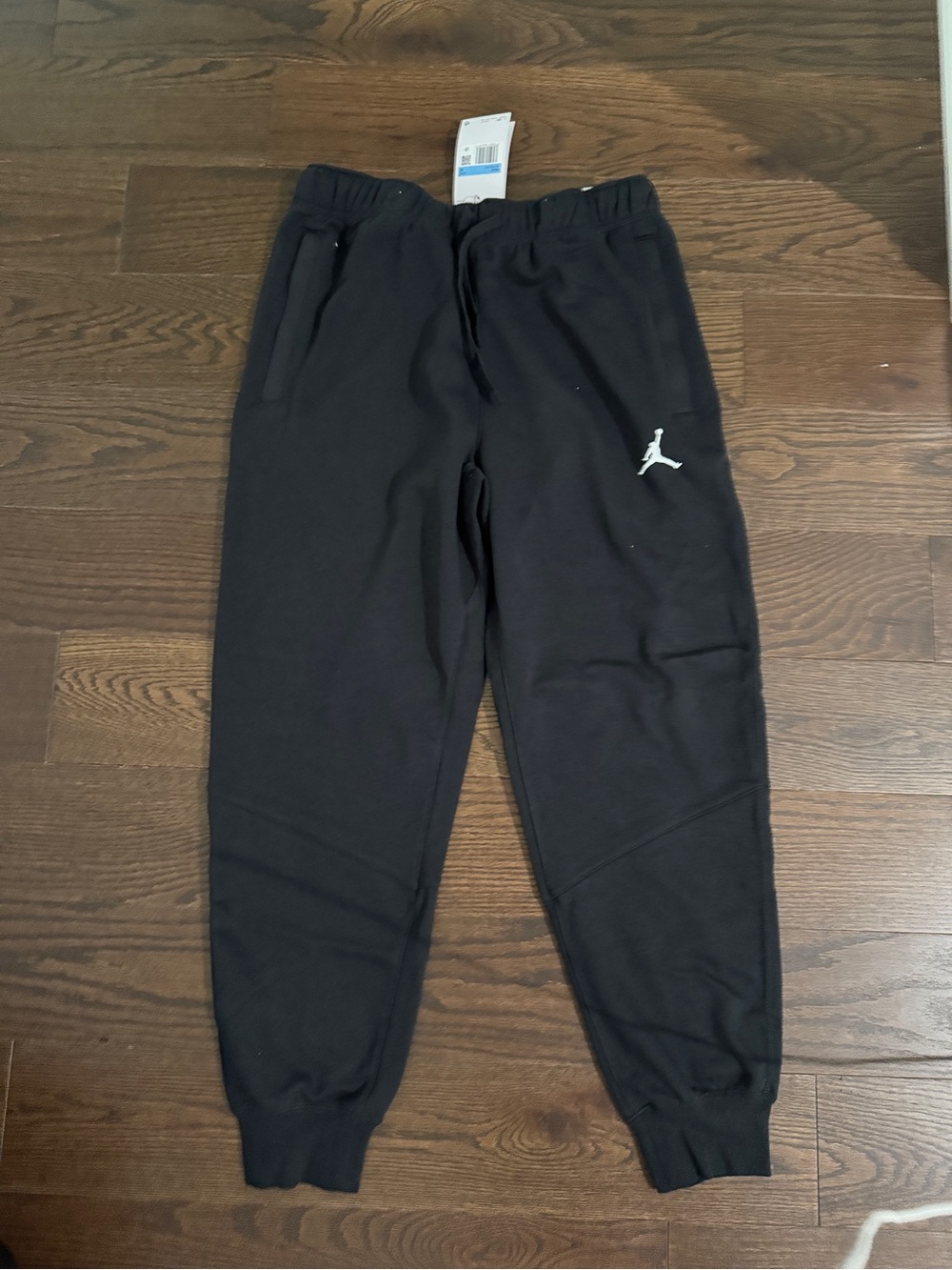 Jordan Black Sweatpants with White Jumpman Logo